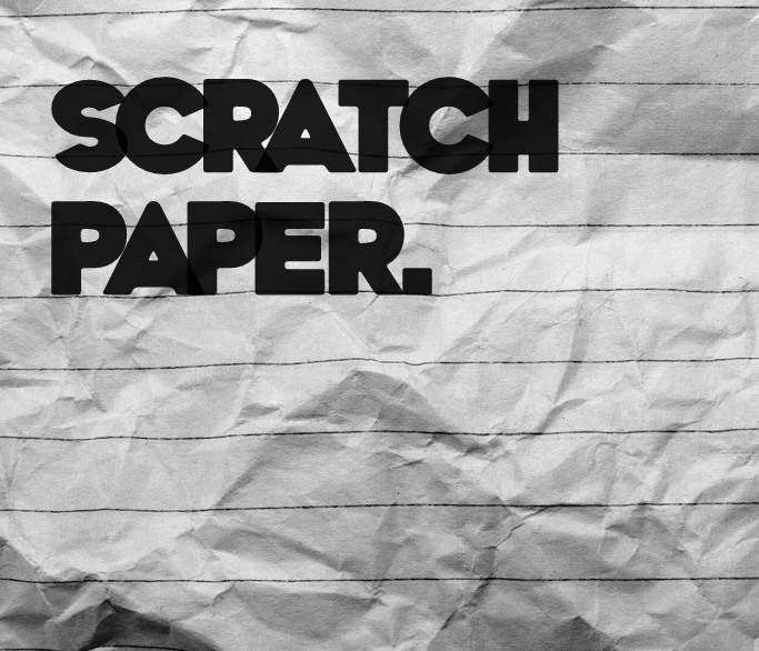 scratch paper